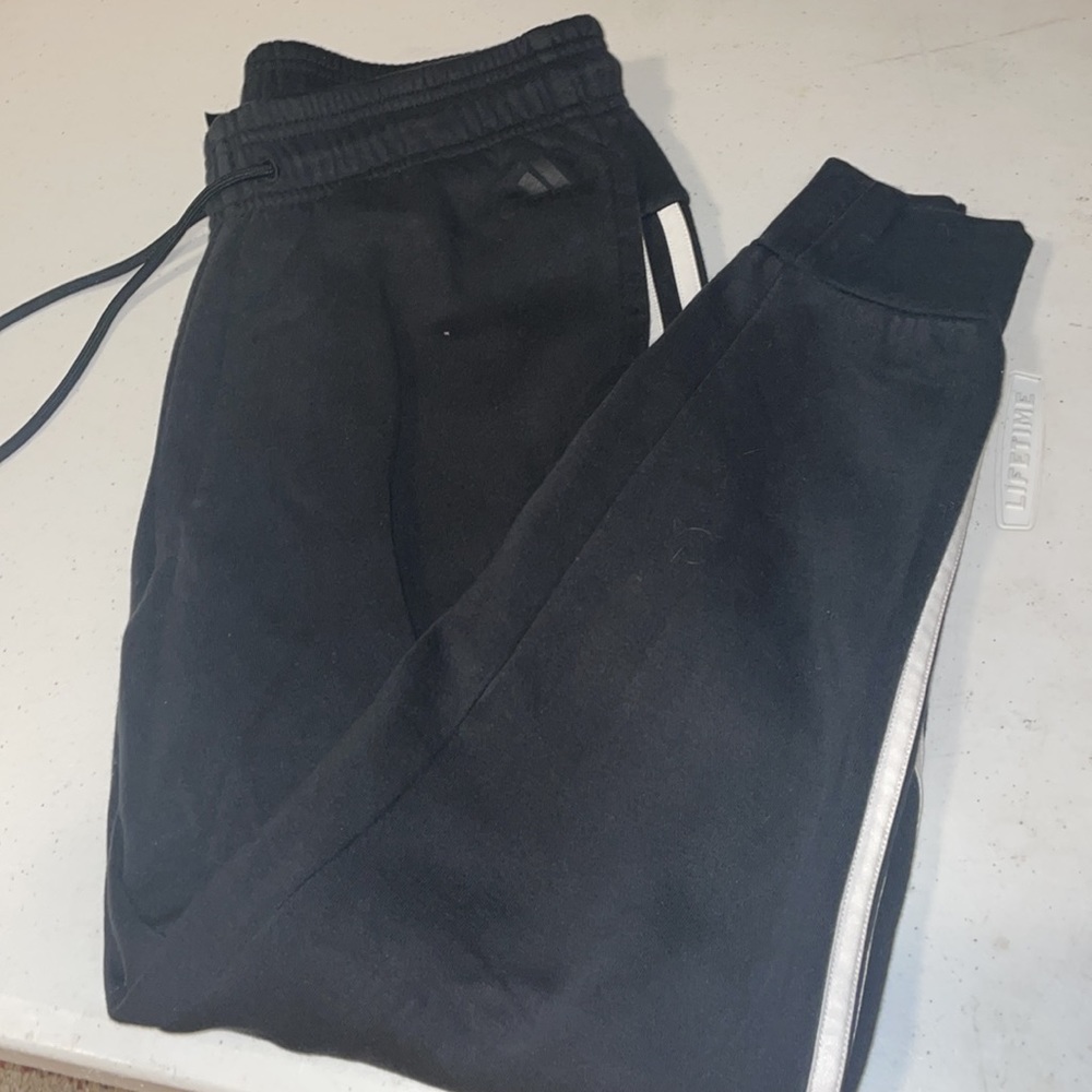 Adidas Black Sweatpants size small